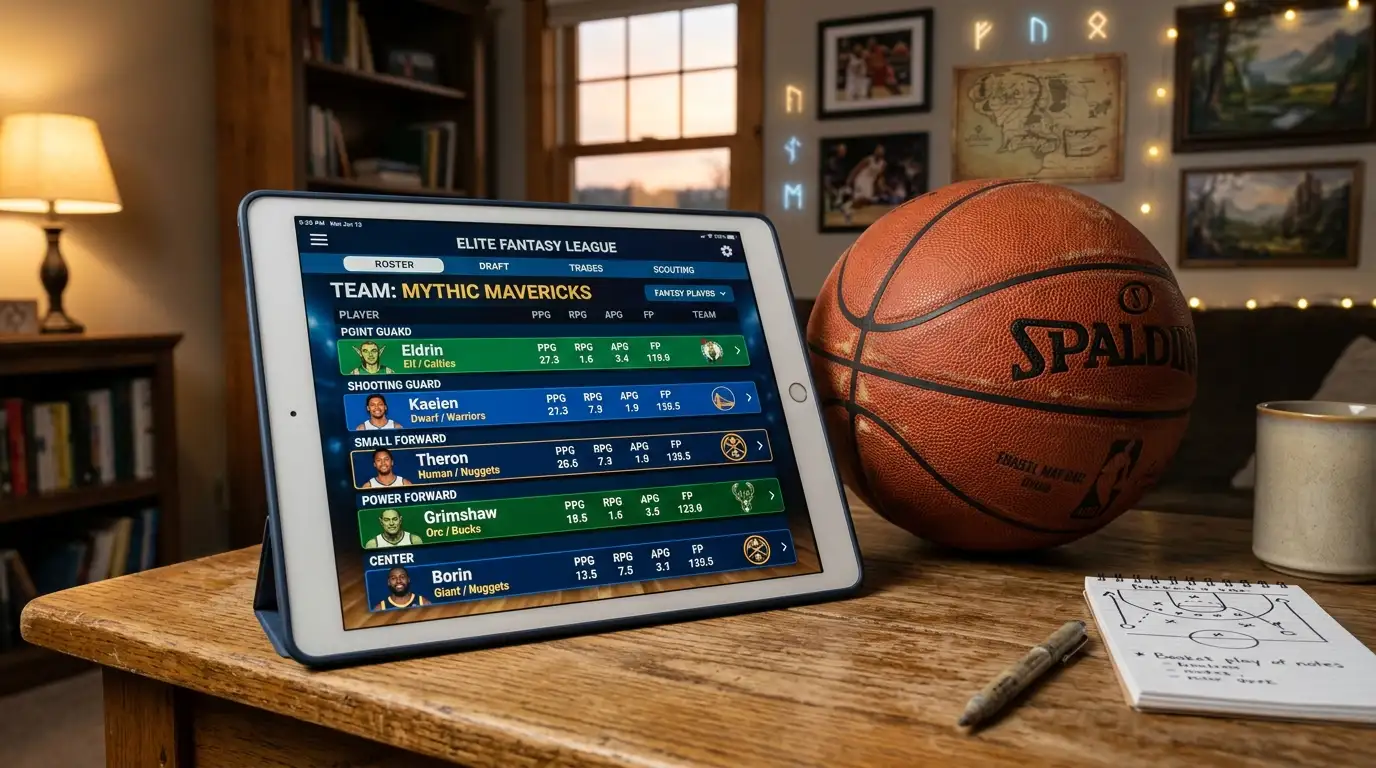 Relacao entre NBA fantasy e apostas desportivas